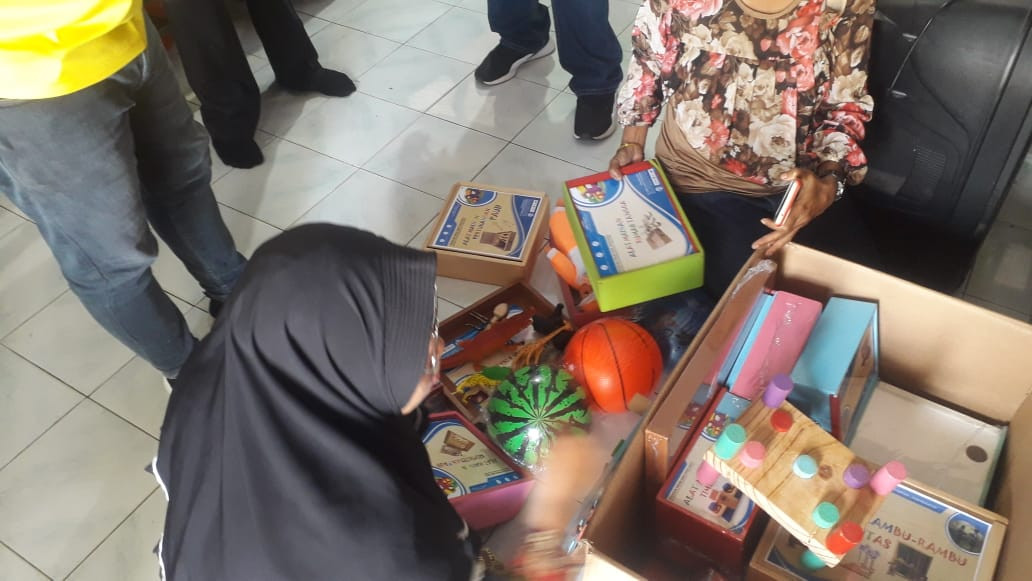 Monev Alat peraga dinas pendidikan