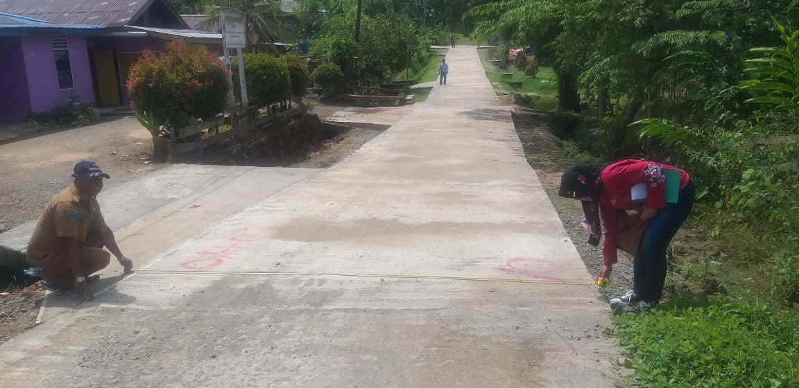 Monev Pekerjaan Peningkatan Jalan di Jl. Lingkungan Malasom (2022)